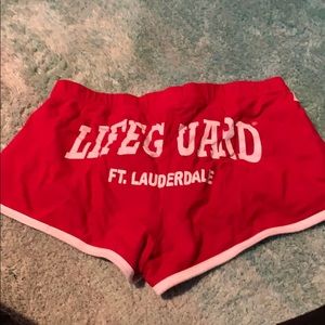 Ft. Lauderdale Lifeguard shorts.